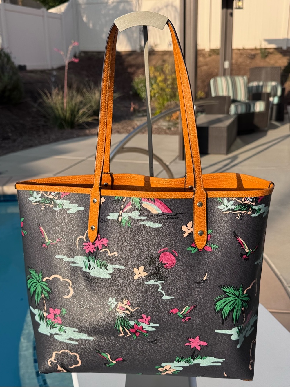 Coach Hawaii Reversible Tote - Picture 4 of 16